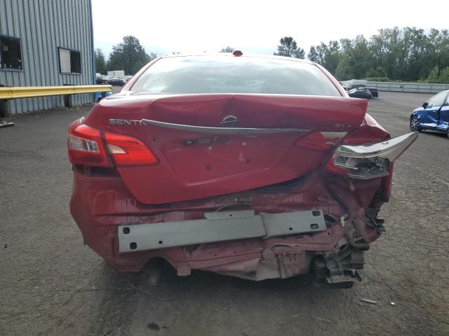 3N1AB7AP6KY267819 - 2019 NISSAN SENTRA S RED photo 6