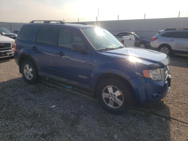 1FMCU59H88KA15378 - 2008 FORD ESCAPE HEV BLUE photo 4