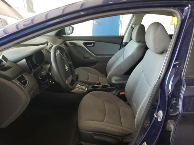 5NPDH4AE4DH176215 - 2013 HYUNDAI ELANTRA GLS BLUE photo 7