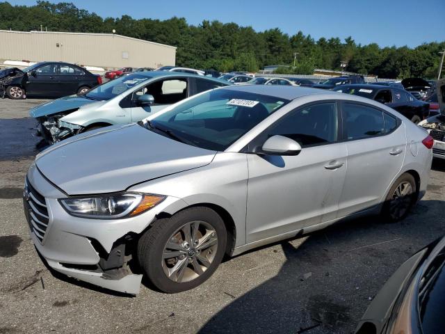 KMHD84LFXJU467806 - 2018 HYUNDAI ELANTRA SEL SILVER photo 1