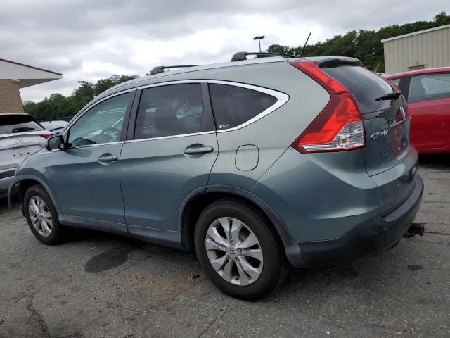 5J6RM4H58CL041105 - 2012 HONDA CR-V EX BLUE photo 2