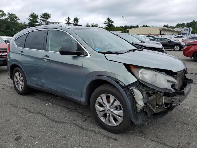 5J6RM4H58CL041105 - 2012 HONDA CR-V EX BLUE photo 4