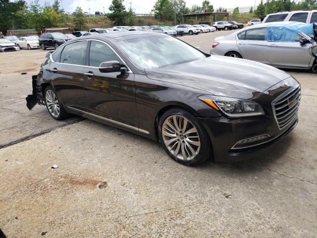 KMHGN4JF7HU201131 - 2017 GENESIS G80 ULTIMATE BROWN photo 4