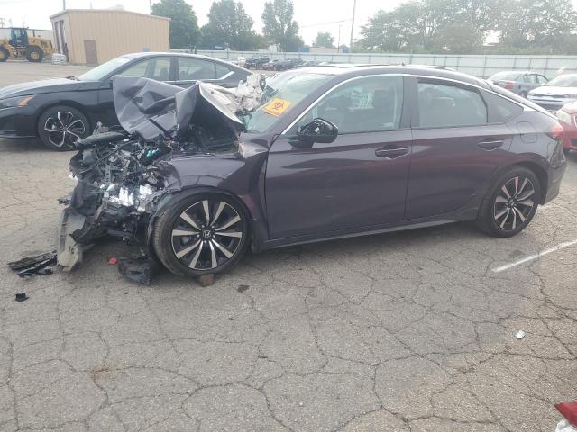 19XFL1H70NE018585 - 2022 HONDA CIVIC EXL 灰色 照片 1