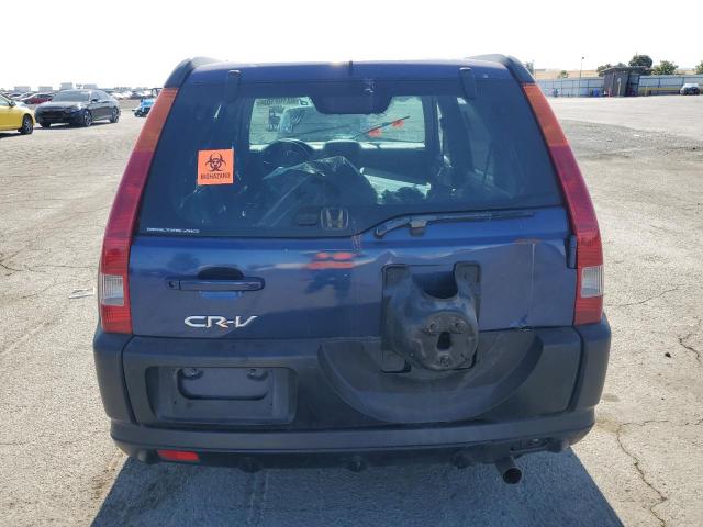JHLRD78863C041057 - 2003 HONDA CR-V EX BLUE photo 6