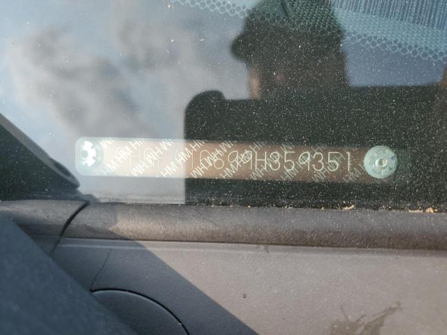 2HGFA16699H359351 - 2009 HONDA CIVIC LX-S Gümüş foto 12