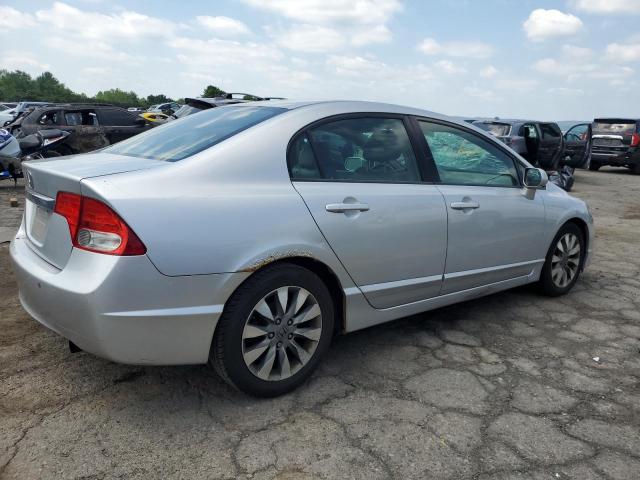 2HGFA16949H311234 - 2009 HONDA CIVIC EXL SILVER photo 3