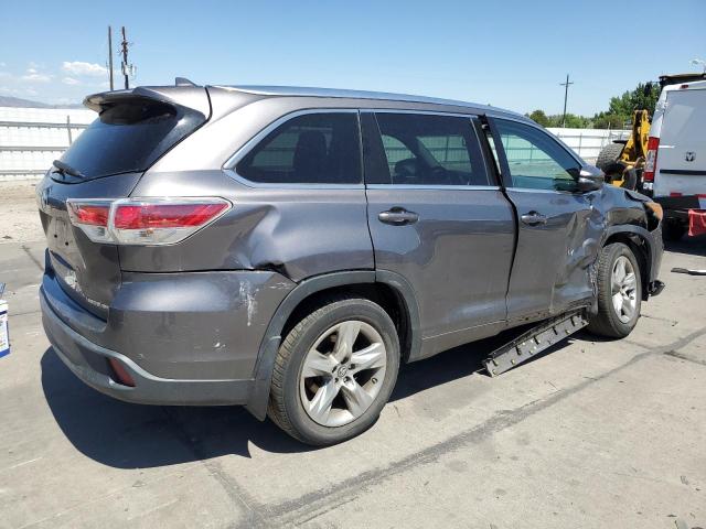 5TDDKRFH8GS331316 - 2016 TOYOTA HIGHLANDER LIMITED GRAY photo 3