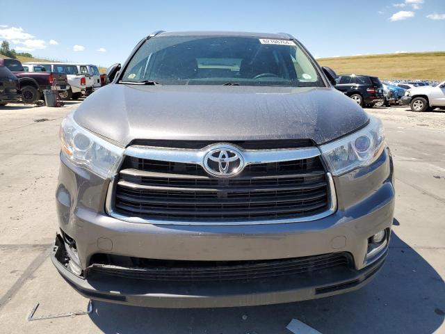 5TDDKRFH8GS331316 - 2016 TOYOTA HIGHLANDER LIMITED GRAY photo 5