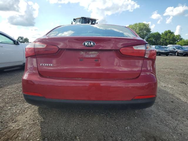 KNAFX4A69F5291977 - 2015 KIA FORTE LX RED photo 6