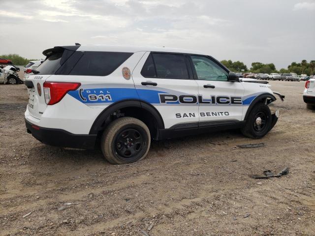 1FM5K8AB8NGC06787 - 2022 FORD EXPLORER POLICE INTERCEPTOR WHITE photo 3