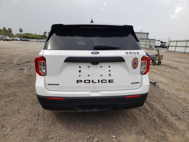 1FM5K8AB8NGC06787 - 2022 FORD EXPLORER POLICE INTERCEPTOR WHITE photo 6