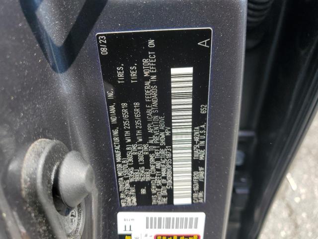 5TDKDRBH3PS518731 - 2023 TOYOTA HIGHLANDER L GRAY photo 13