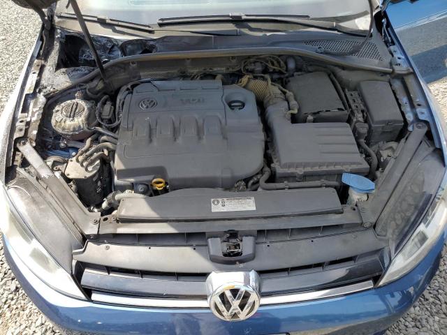 3VWCA7AU5FM517057 - 2015 VOLKSWAGEN GOLF SPORT TDI S BLUE photo 11