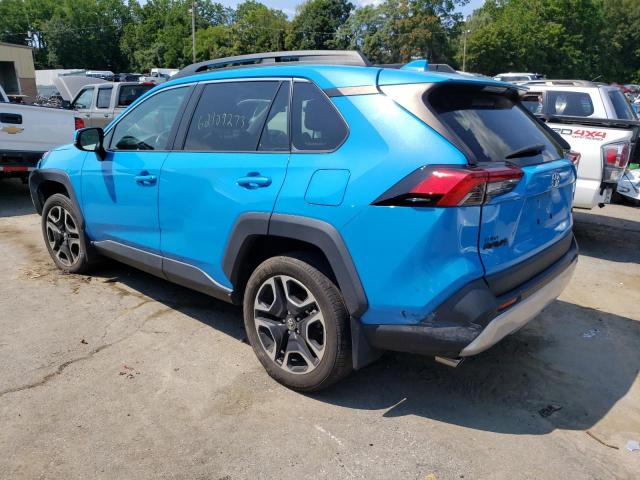 2T3J1RFV0KW043387 - 2019 TOYOTA RAV4 ADVENTURE BLUE photo 2