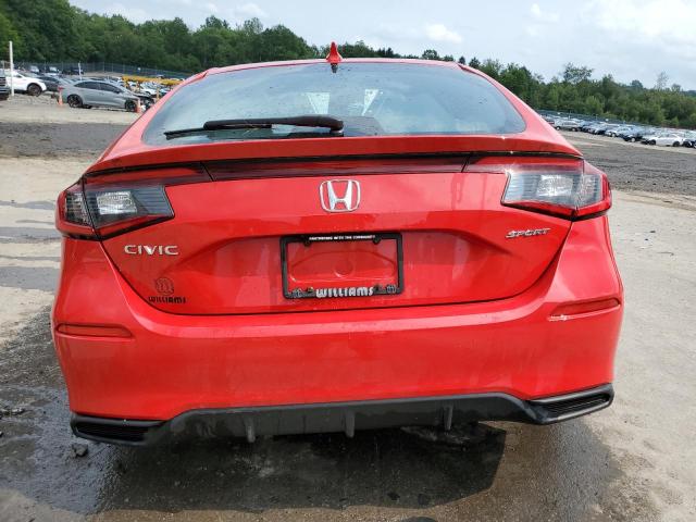 19XFL2H86NE005029 - 2022 HONDA CIVIC SPORT RED photo 6