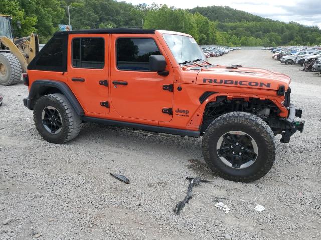 1C4HJXFN4JW291872 - 2018 JEEP WRANGLER RUBICON ORANGE photo 4