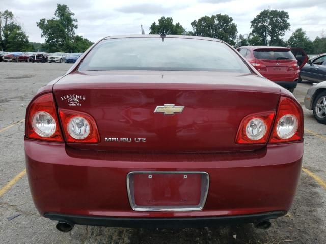 1G1ZE5E74BF110912 - 2011 CHEVROLET MALIBU LTZ მუქწითელი ფოტო 6
