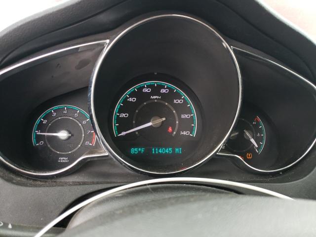 1G1ZE5E74BF110912 - 2011 CHEVROLET MALIBU LTZ მუქწითელი ფოტო 9