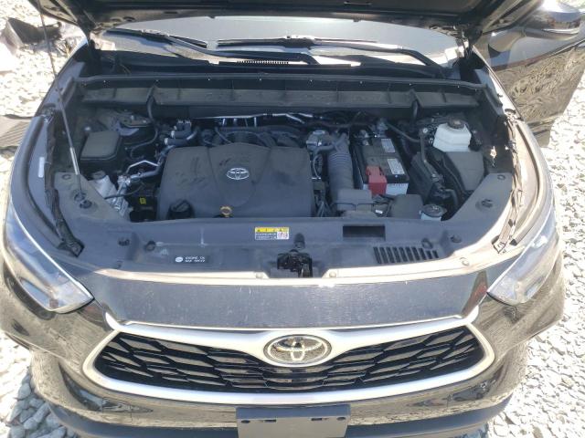 5TDGZRBH0NS579894 - 2022 TOYOTA HIGHLANDER XLE 黑色 照片 12