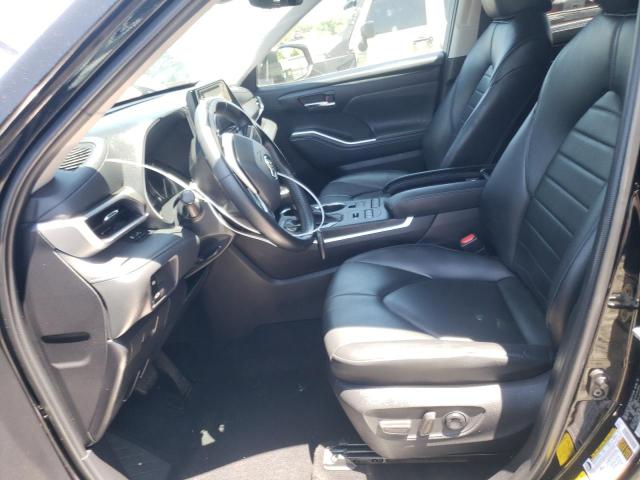 5TDGZRBH0NS579894 - 2022 TOYOTA HIGHLANDER XLE 黑色 照片 7