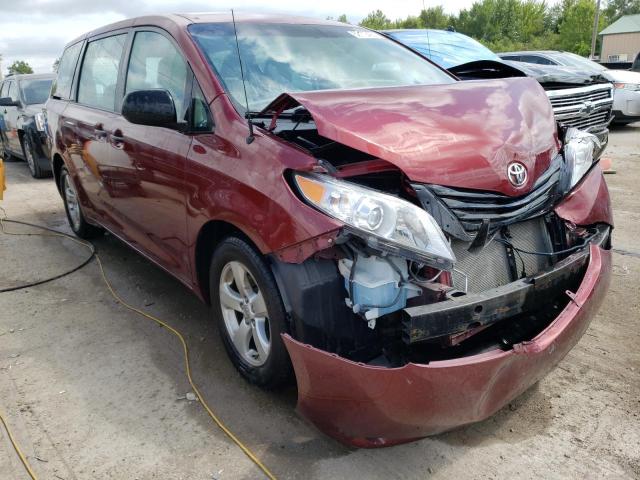 5TDZK3DC0BS055068 - 2011 TOYOTA SIENNA MAROON photo 4