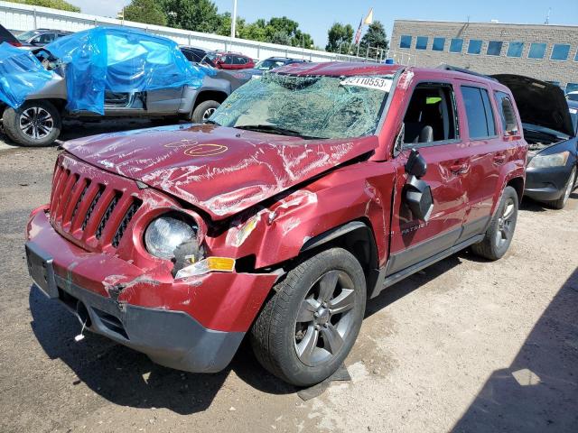 1C4NJRFB3FD155028 - 2015 JEEP PATRIOT LATITUDE RED photo 1