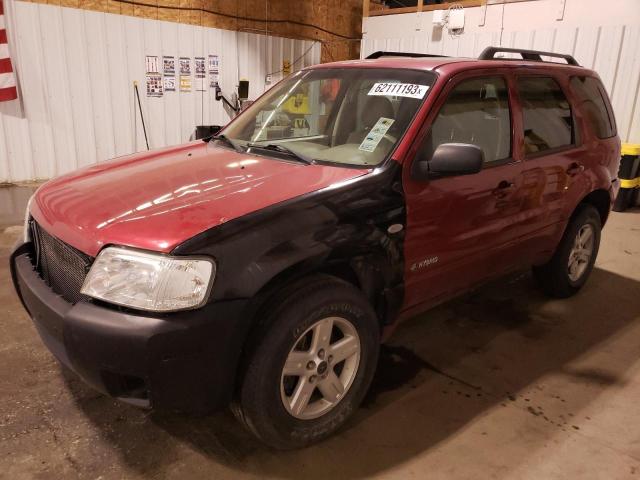 4M2CU39H67KJ06702 - 2007 MERCURY MARINER HEV MAROON photo 1