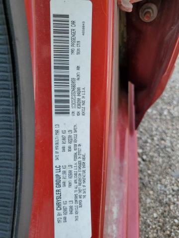 1C3CDZCG5DN682059 - 2013 DODGE AVENGER SXT RED photo 12