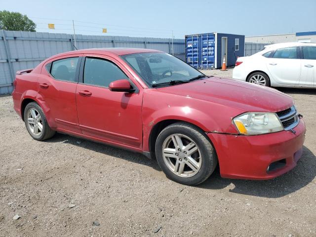 1C3CDZCG5DN682059 - 2013 DODGE AVENGER SXT RED photo 4