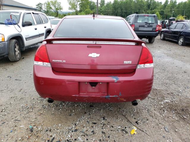 2G1WD58C669227825 - 2006 CHEVROLET IMPALA SUPER SPORT BURGUNDY photo 6