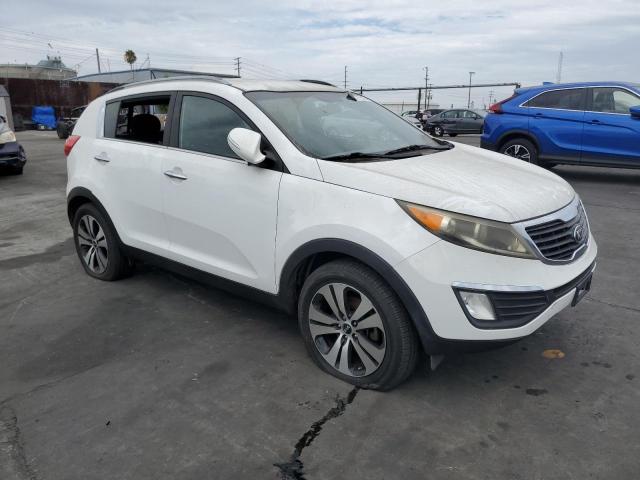 KNDPC3A21D7490338 - 2013 KIA SPORTAGE EX WHITE photo 4