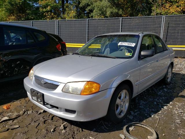 JM1BJ2238Y0207790 - 2000 MAZDA PROTEGE ES SILVER photo 2