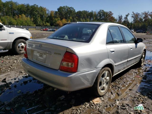 JM1BJ2238Y0207790 - 2000 MAZDA PROTEGE ES SILVER photo 4