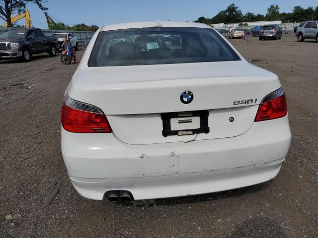 WBANE73567CM57750 - 2007 BMW 530I I WHITE photo 6