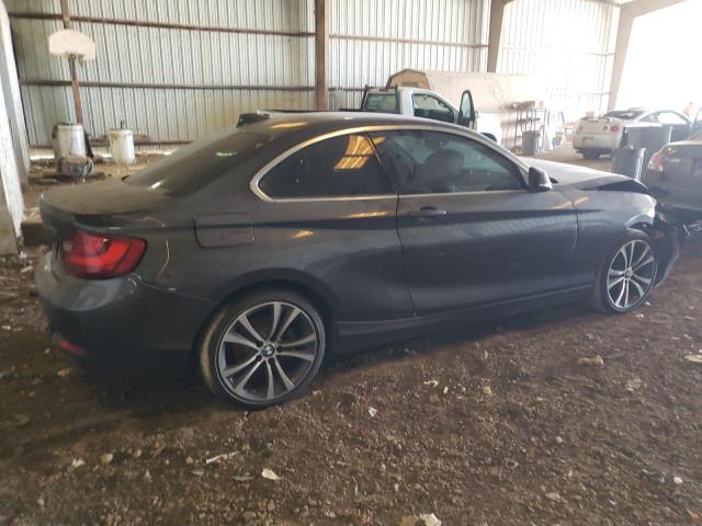 WBA2F9C36HV983974 - 2017 BMW 230I GRAY photo 3