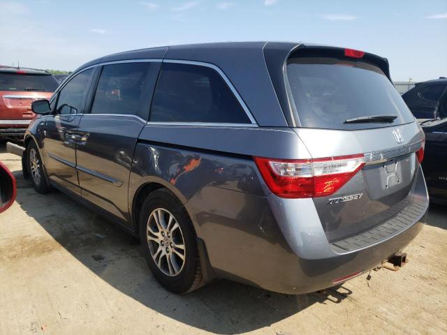 5FNRL5H64BB010913 - 2011 HONDA ODYSSEY EXL GRAY photo 2