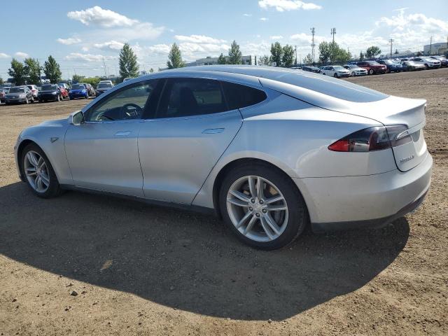 5YJSA1H12EFP45446 - 2014 TESLA MODEL S SILVER photo 2