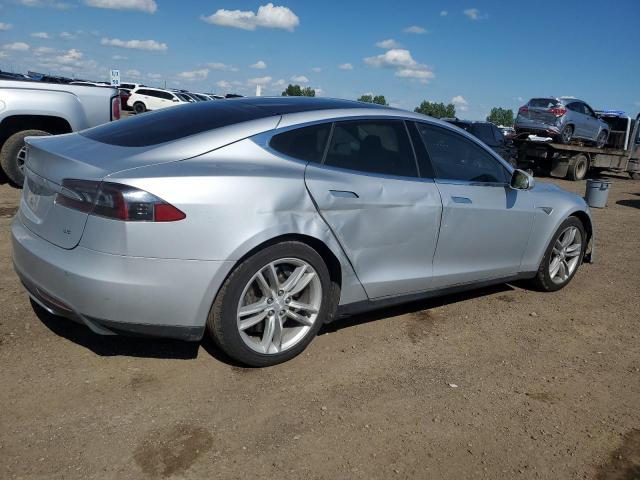 5YJSA1H12EFP45446 - 2014 TESLA MODEL S SILVER photo 3