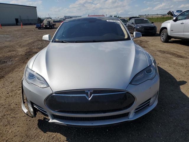 5YJSA1H12EFP45446 - 2014 TESLA MODEL S SILVER photo 5