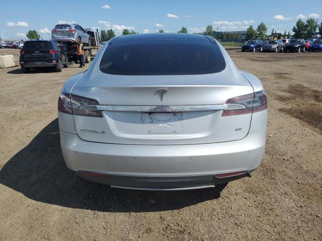 5YJSA1H12EFP45446 - 2014 TESLA MODEL S SILVER photo 6