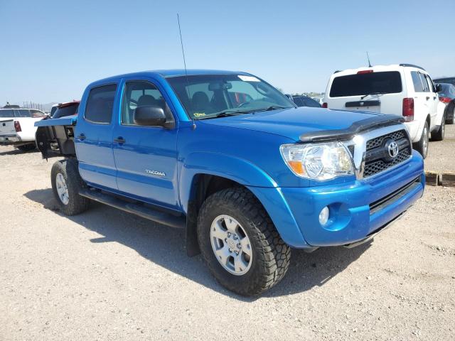 3TMLU4EN5BM068825 - 2011 TOYOTA TACOMA DOUBLE CAB BLUE photo 4