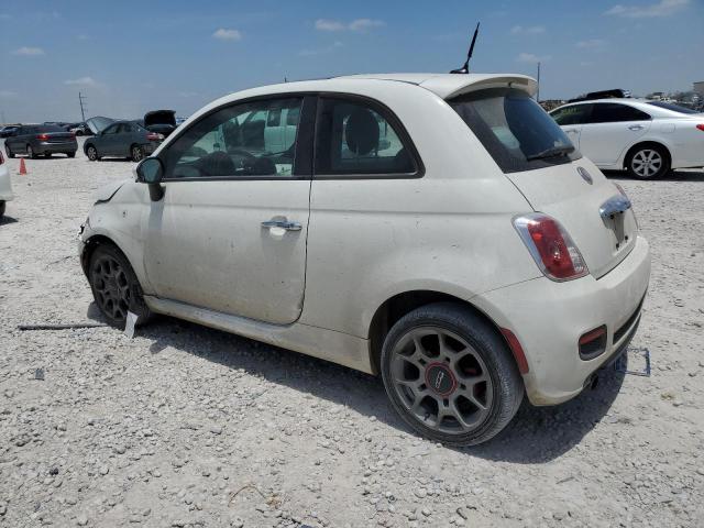 3C3CFFBR8DT611210 - 2013 FIAT 500 SPORT WHITE photo 2