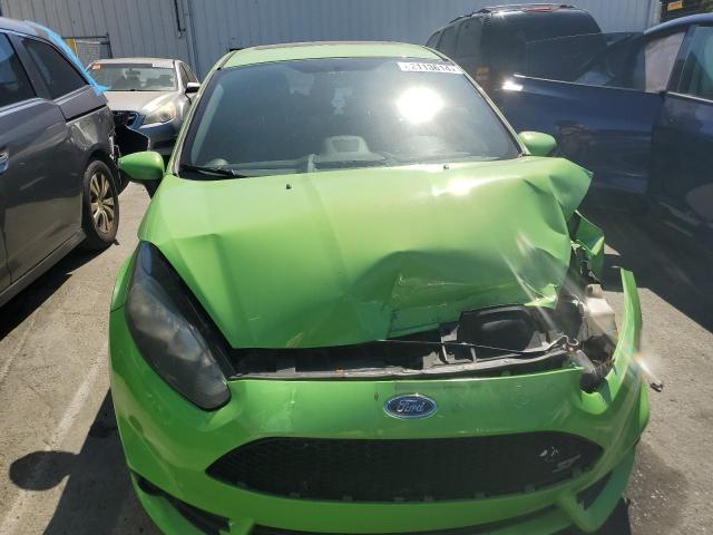 3FADP4GX2FM195537 - 2015 FORD FIESTA ST GREEN photo 5