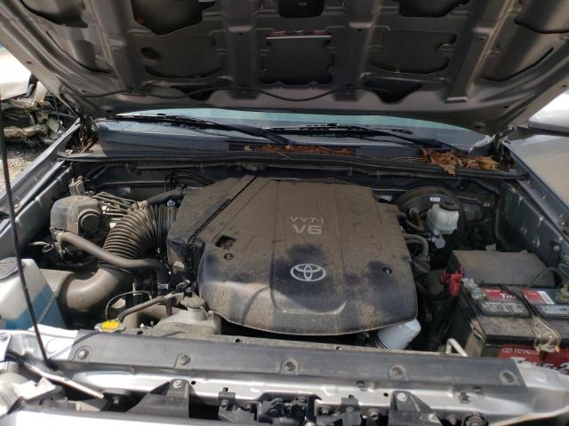 5TFJU4GN1FX067210 - 2015 TOYOTA TACOMA DOUBLE CAB PRERUNNER SILVER photo 11