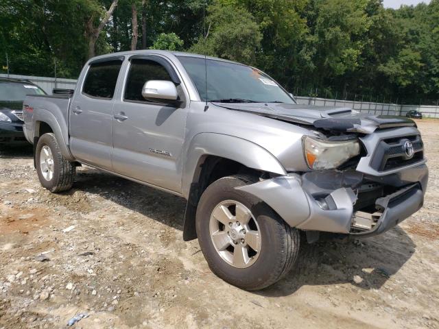 5TFJU4GN1FX067210 - 2015 TOYOTA TACOMA DOUBLE CAB PRERUNNER SILVER photo 4