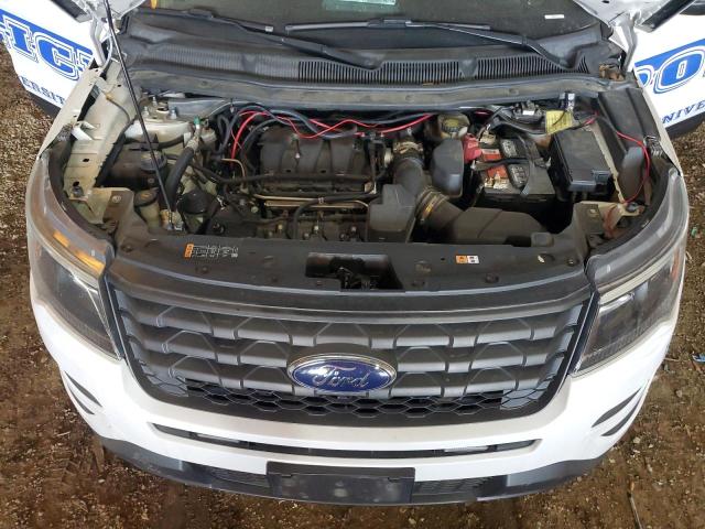 1FM5K8AR5JGB67907 - 2018 FORD EXPLORER POLICE INTERCEPTOR 白色 照片 11
