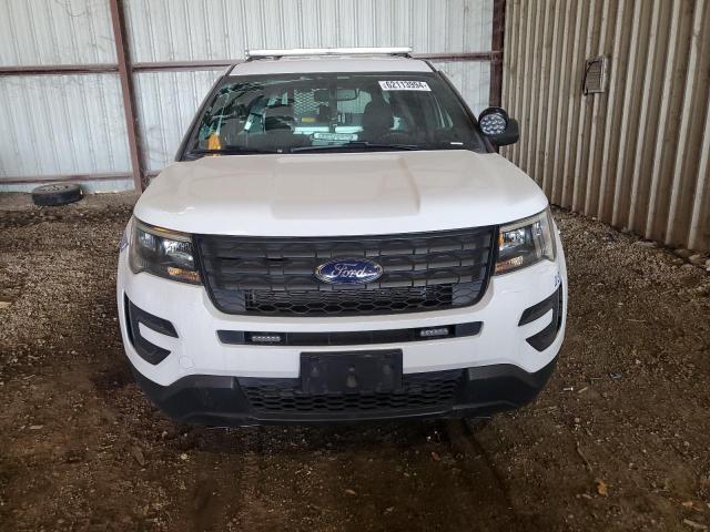 1FM5K8AR5JGB67907 - 2018 FORD EXPLORER POLICE INTERCEPTOR WHITE photo 5