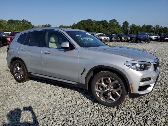 5UXTY5C08M9F84715 - 2021 BMW X3 XDRIVE30I SILVER photo 4