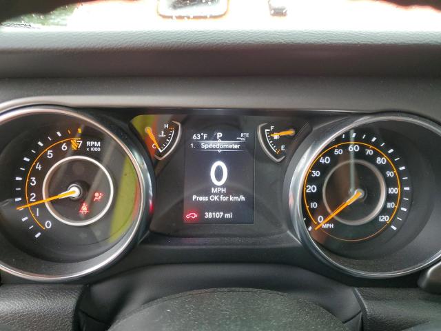 1C4HJXDG4NW194018 - 2022 JEEP WRANGLER U SPORT Қызғылт сары фото 9